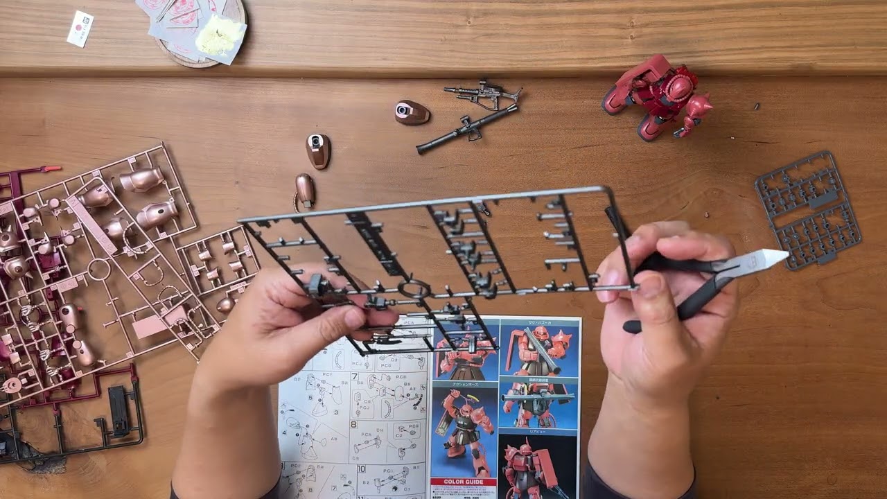 [ASMR] MS-06S ZAKU II (Extra Finish Ver.) | 1/144 HGUC [UNIVERSAL CENTURY] / EPⅡ (No Talking)