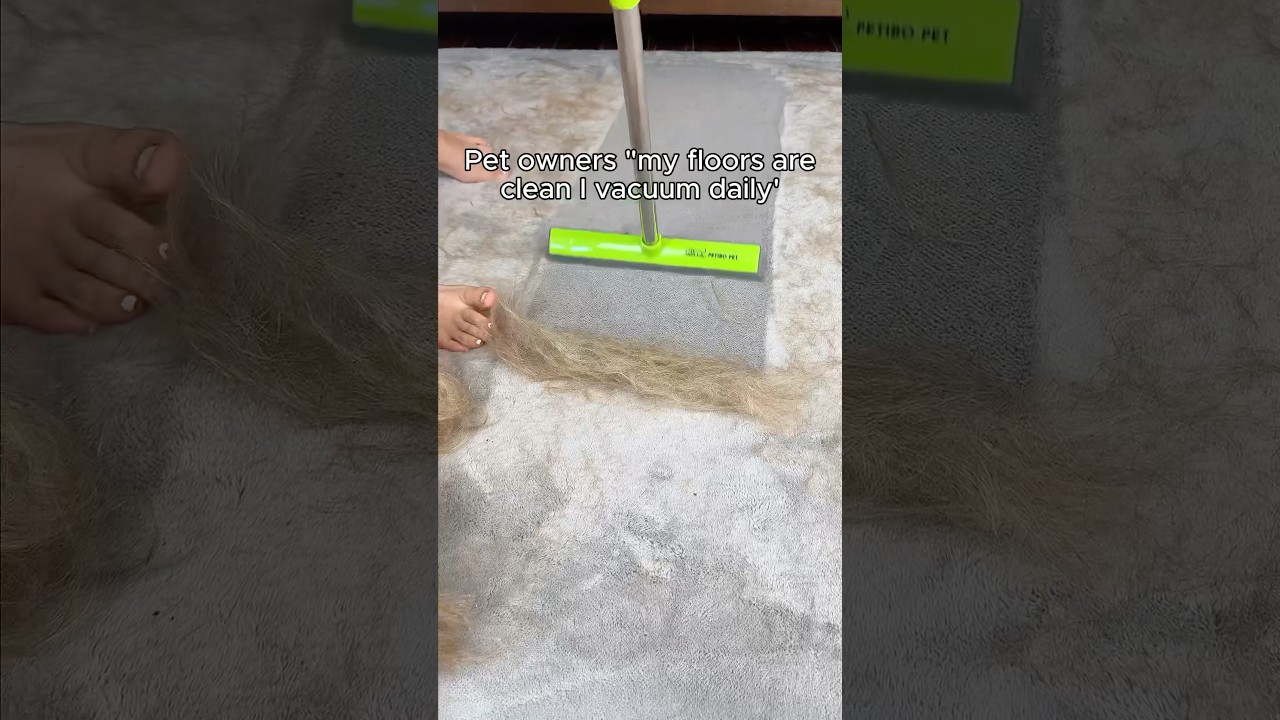 Is this disgusting, or just extremely satisfying? 🤣🥹 #cleantok #pethairremoval #cleaning #asmr
