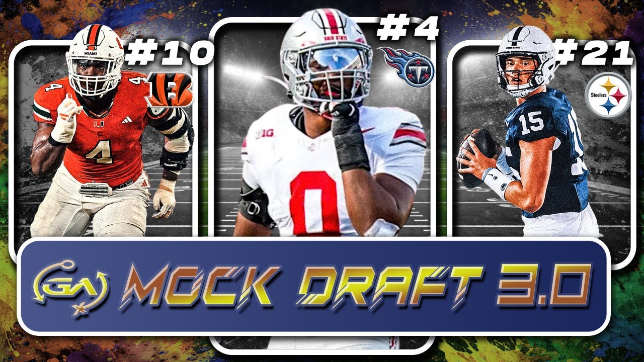 🚨LIVE - Mock Draft 3.0 | 2026 NFL Draft | Post NFL Combine
