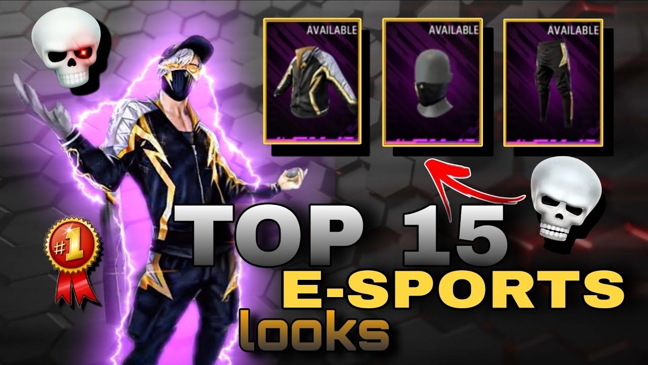 🔥TOP 15👌 ESPORTS OUTFITS WITH FFWS 2025 BUNDLE🤯 || FREE FIRE OUTFITS#dilwale07ff #freefire#trending