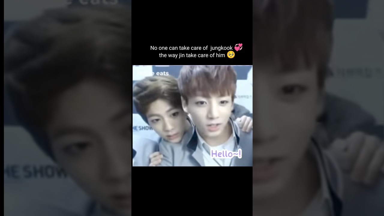 Jin raised 💞 jungkook so well 🥺#bts #jungkook #kpop