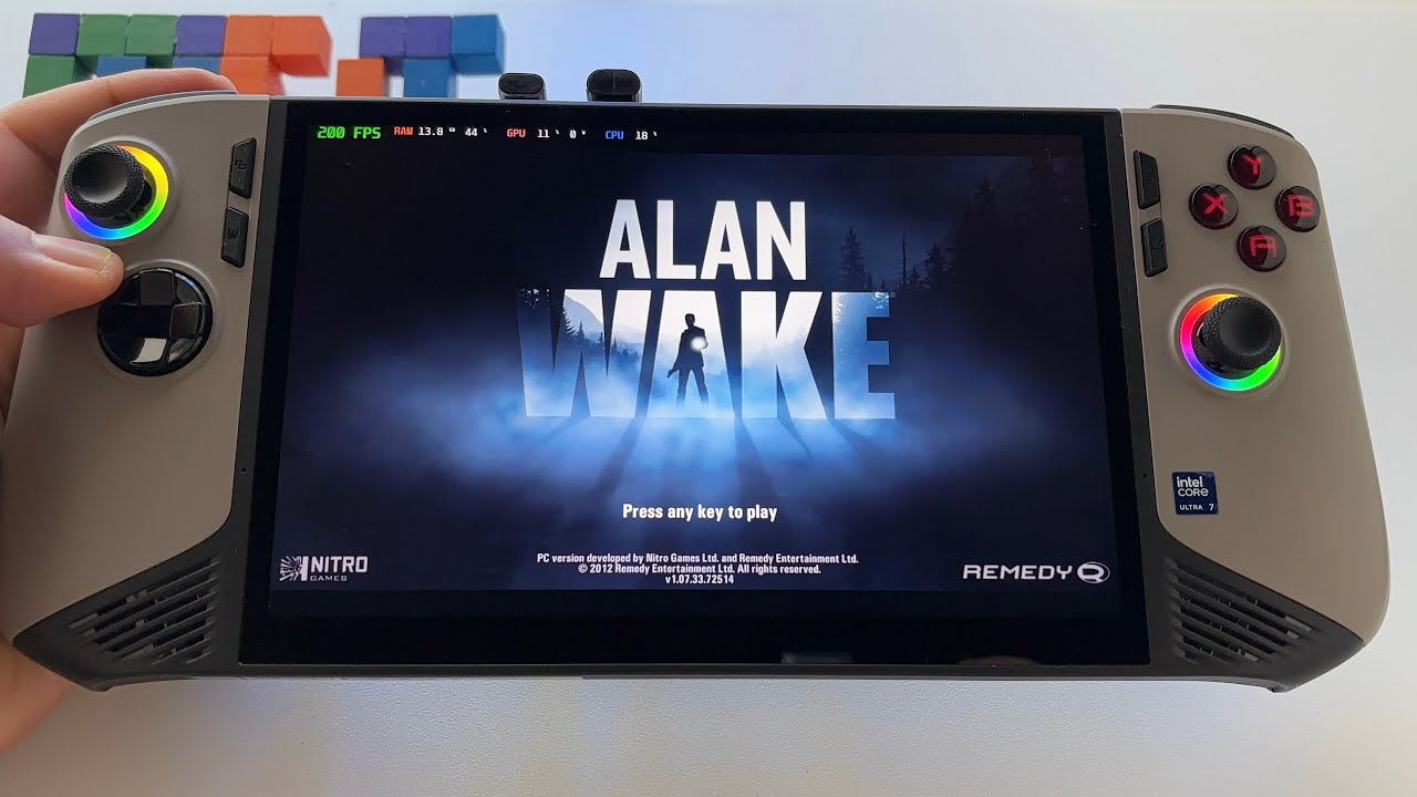 Alan Wake | MSI Claw 8 AI+ gameplay 