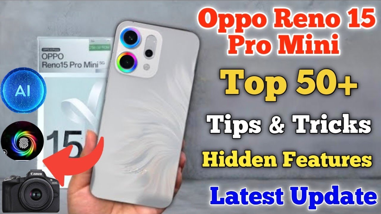 Oppo reno 15 pro mini Tips and Tricks | Oppo reno 15 pro mini Top 50+ Hidden Tips | Top 50+ tips