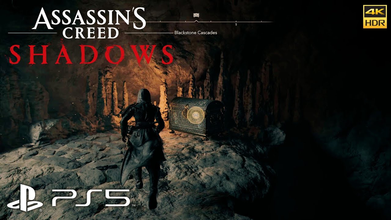Assassin's Creed Shadows - Location of Legendary Chest near Blackstone Cascades