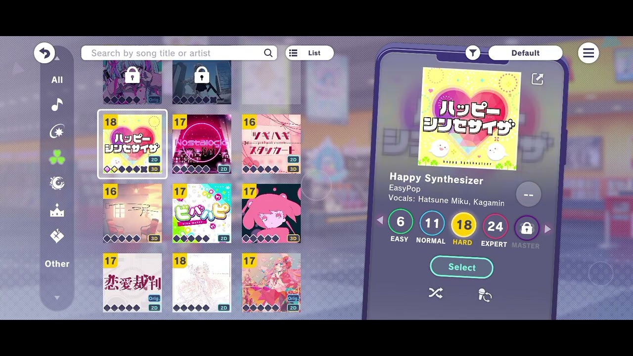 Jogando o jogo da Miku com vcs 
