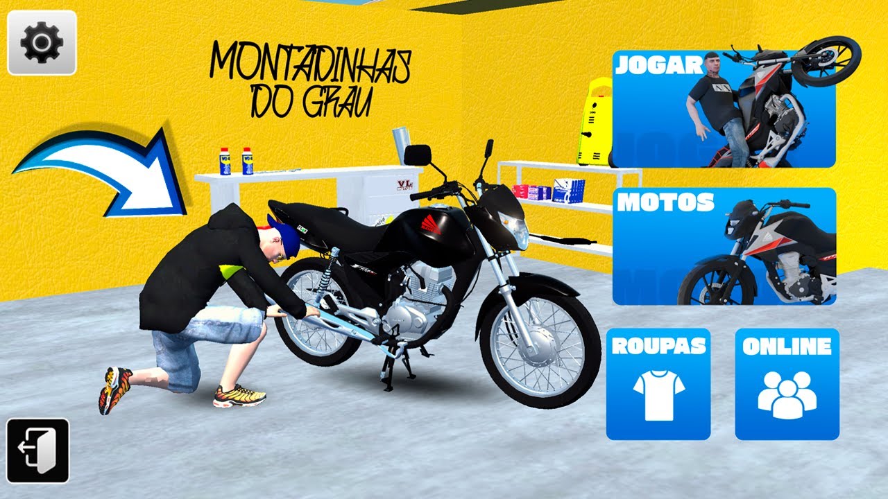 SAIU!! NOVA ATUALIZAÇÃO DO JOGO MONTADINHAS DO GRAU PARA CELULAR COM NOVAS MOTOS E+ 🔥