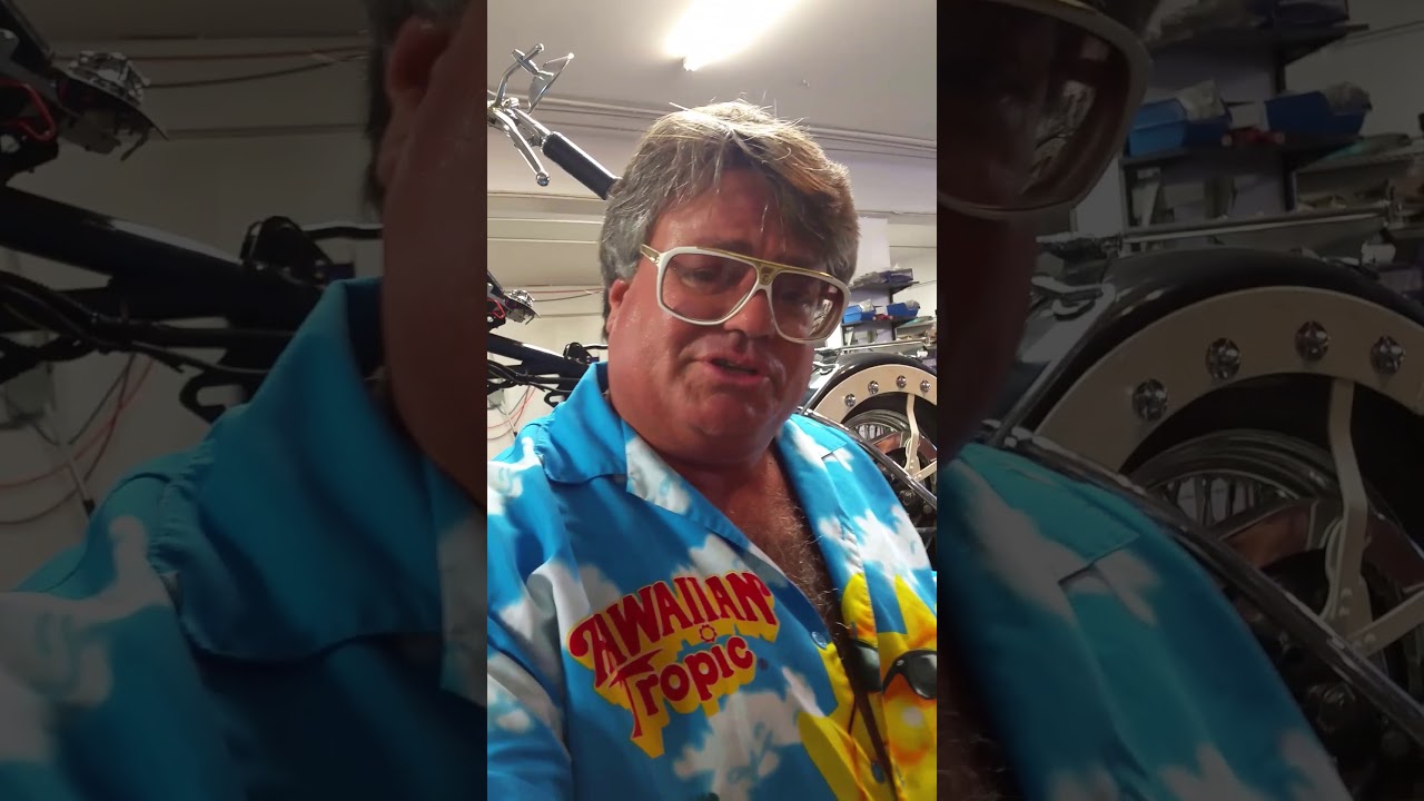 Locksmith Eddy Shipek with John Gatti Gatti Garage Motorcycle Shop Lake Worth