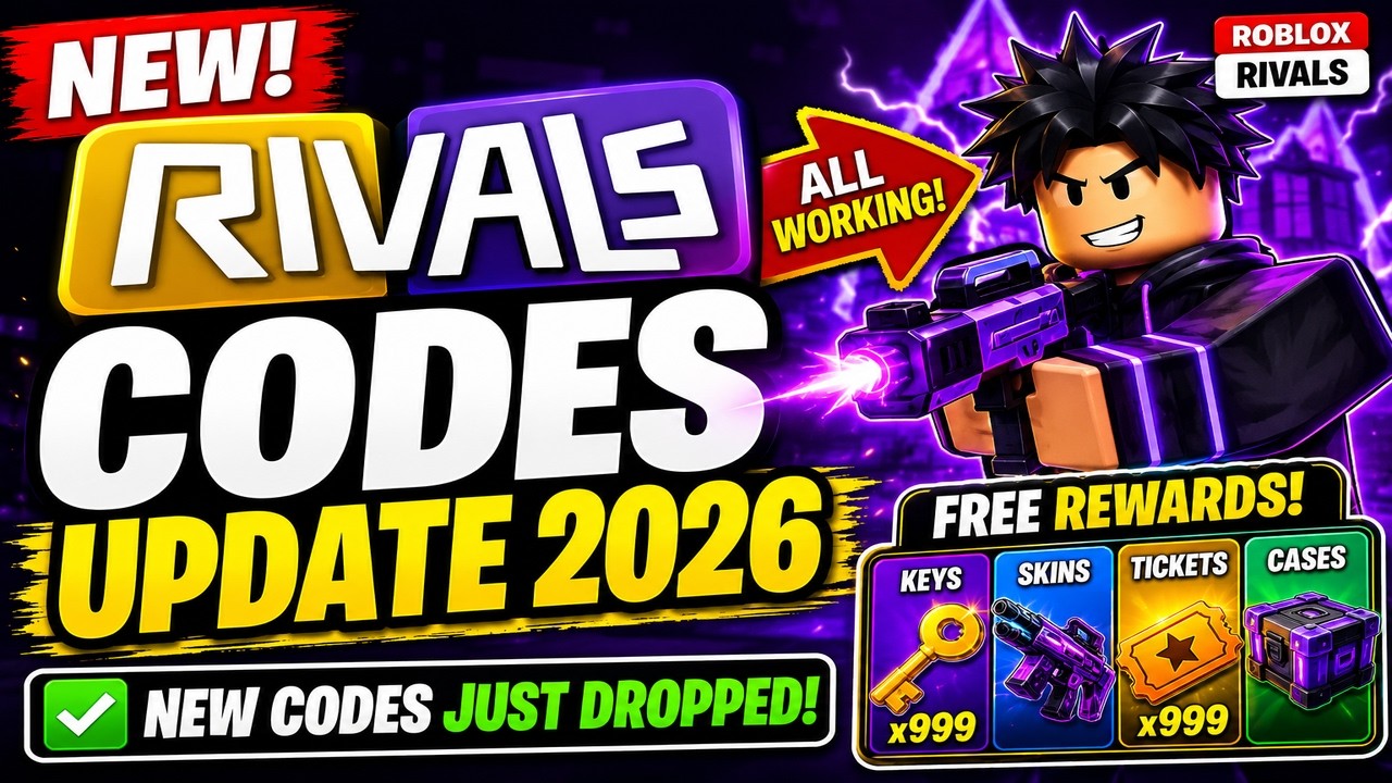 NEW Rivals Codes Update 2026 😱 All Working Roblox Rivals Codes