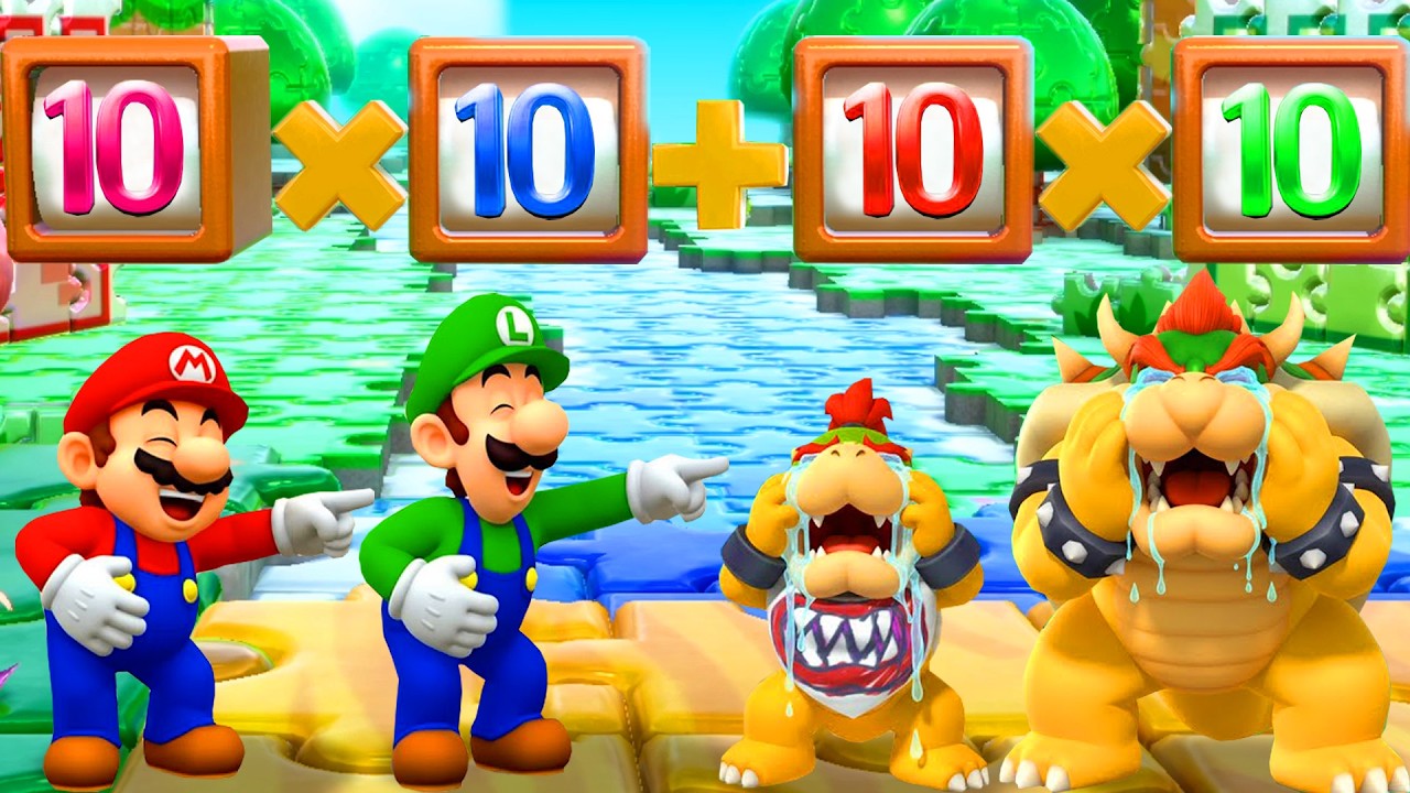 Mario Party Series Switch - Top 2vs2 Best Minigames 💥 Team Chaos on Master CPU