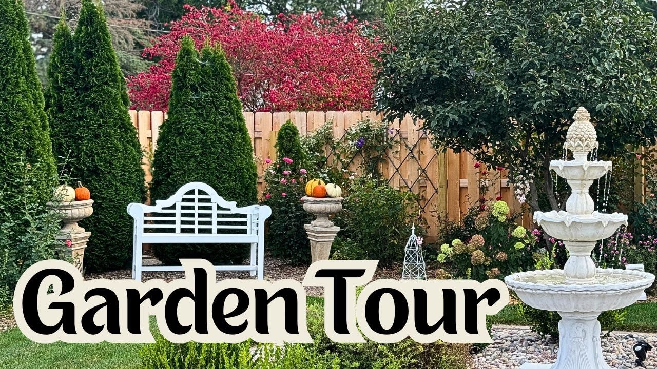 FALL Cottage Garden Tour and DIY Garden Decor FAIL?!