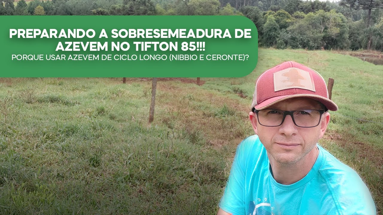 Preparando sobresemeadura Azevem no Tifton! Azevem ciclo longo (Nibbio-Ceronte)? Quando roçar? (v53)