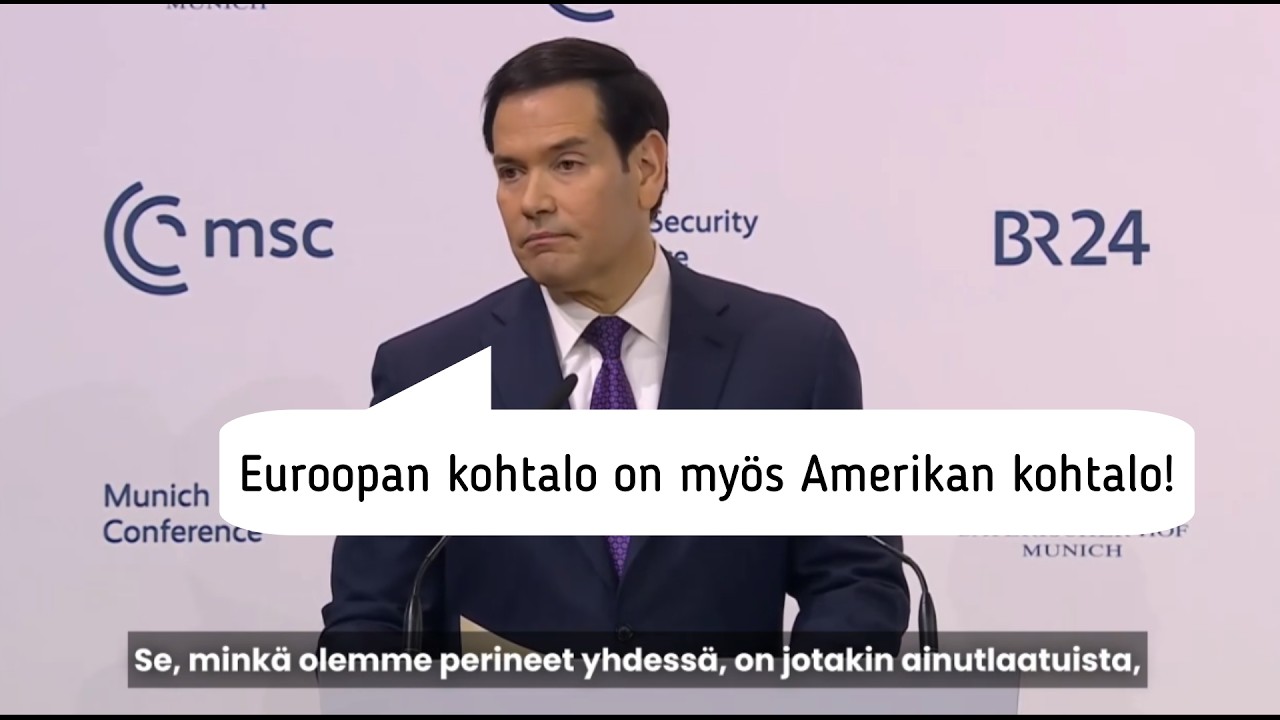 Mitä länsi puolustaa? Marco Rubion voimakas puhe Münchenissä.