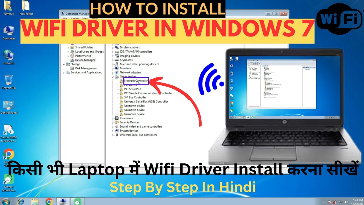 Windows 7 Wifi Driver Download and Install || wifi driver for windows 7