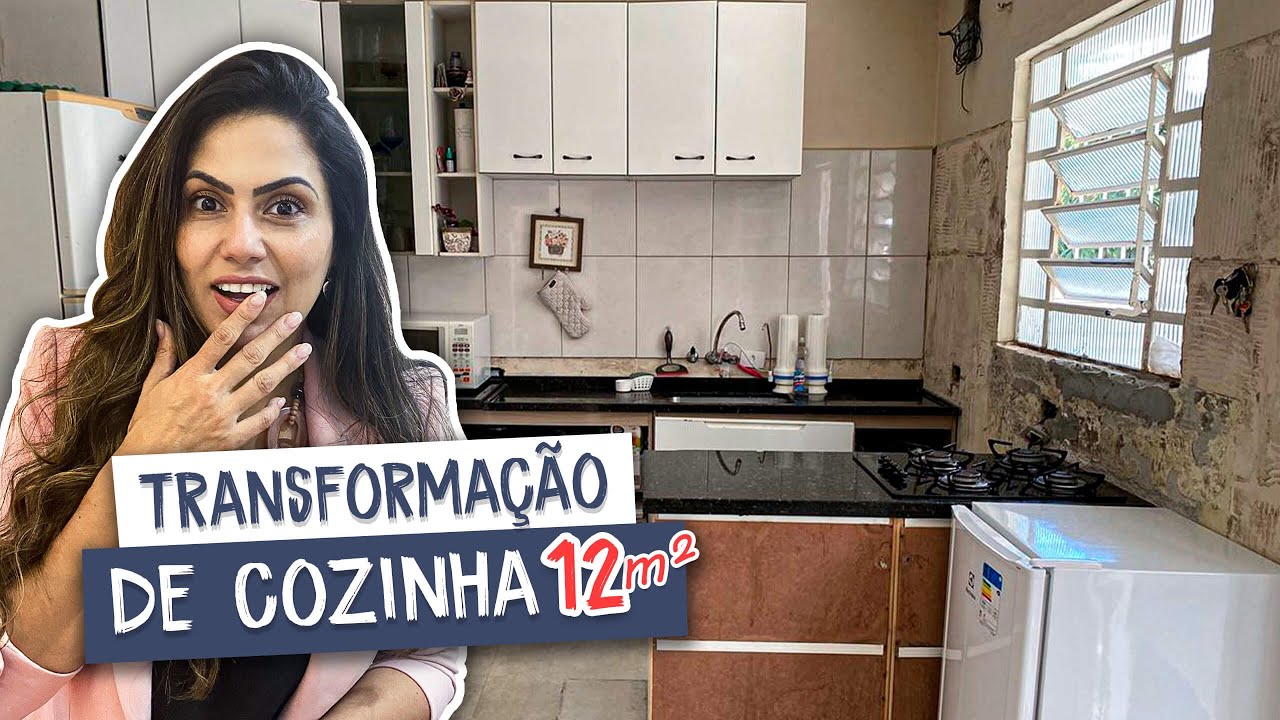 Reforma TOTAL da Cozinha Pequena  - Larissa Reis Arquitetura