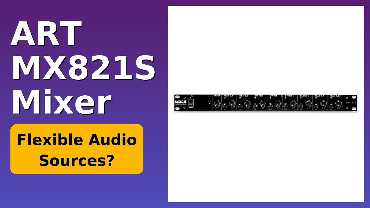 REVIEW (2026): ART MX821S Mixer. ESSENTIAL details.