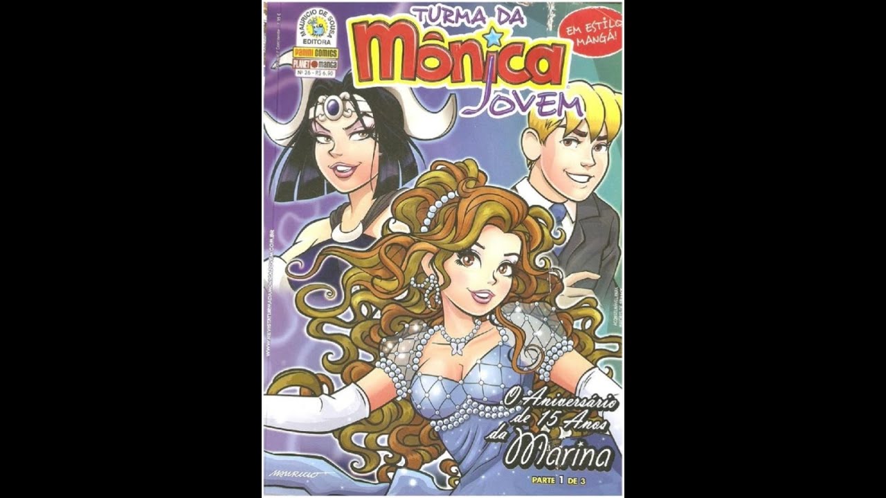 TURMA DA MÔNICA JOVEM: O aniversário de 15 anos da Marina  (PARTE 1 )