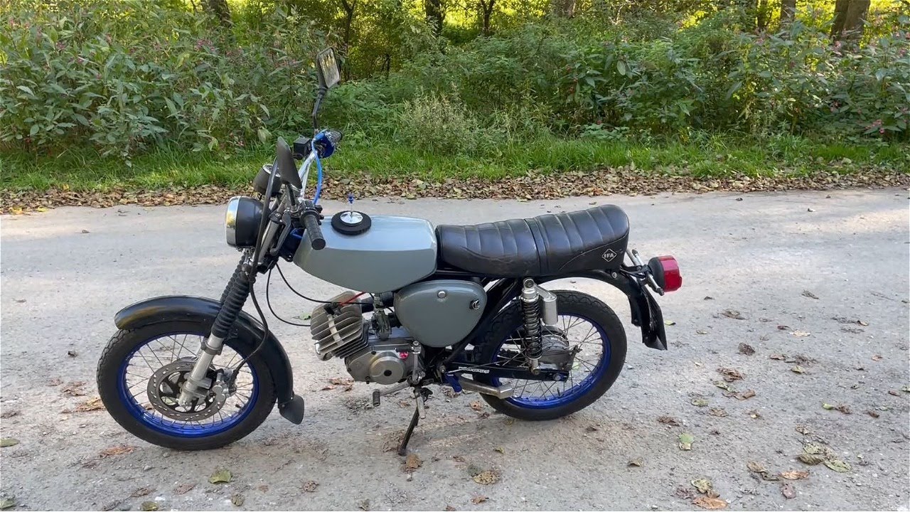 Simson tuning 70/2 DPR ukázka jízdy, akcelerace