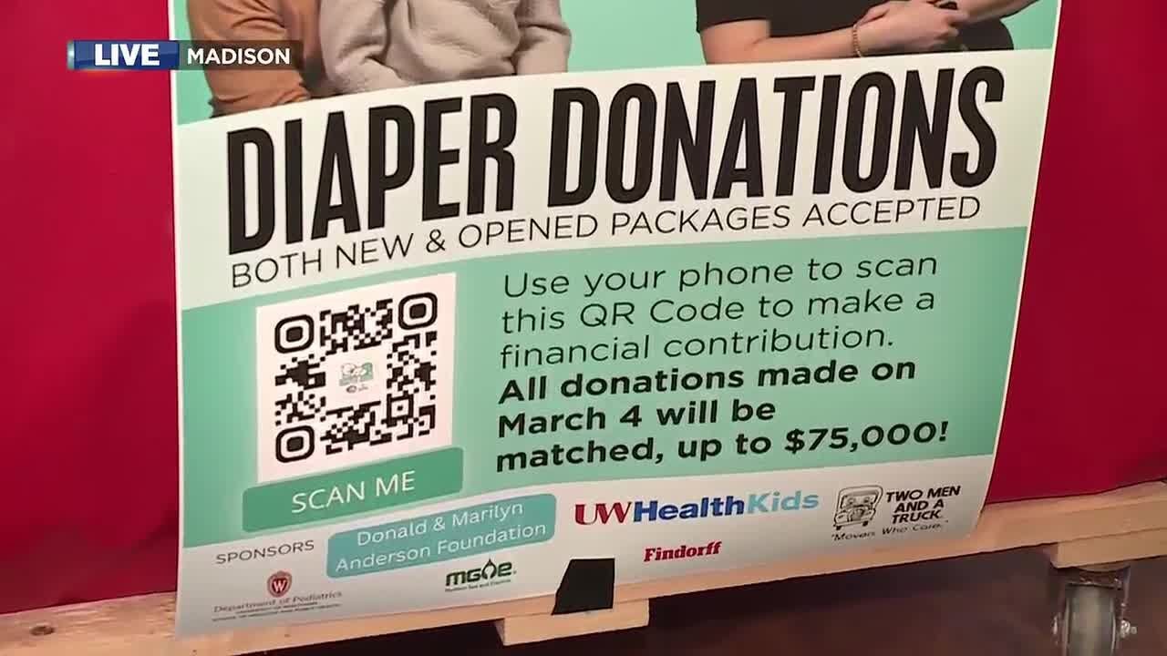 Village Diaper Bank executive director helps kick off Diaper Drive