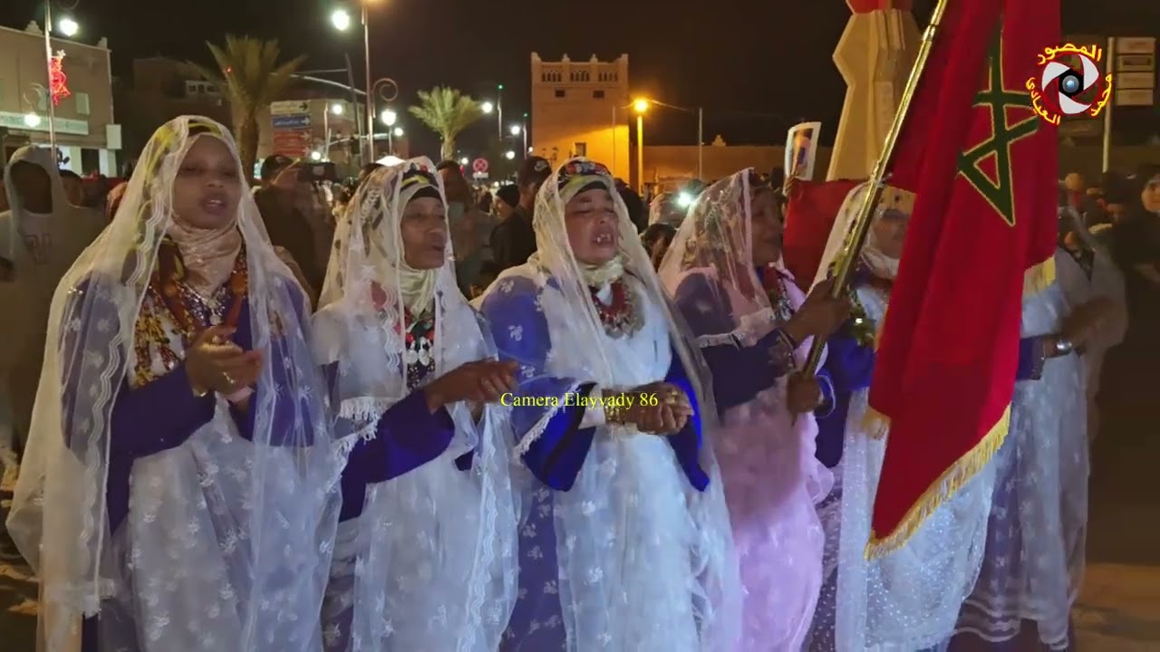 ليلة تاريخية هنا بمدينة تنغير ليلة الإعتراف بالصحراء المغربية واحتفالية الساكنة