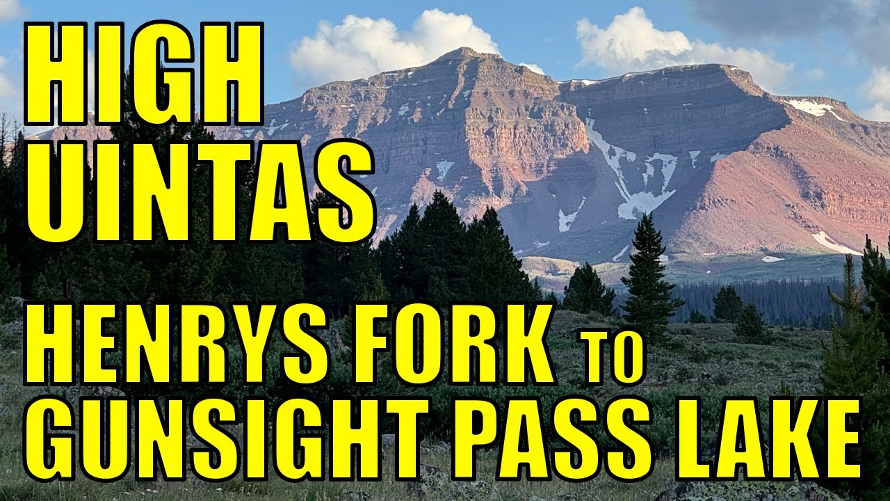 Solo Backpacking in High Uintas: Animal Encounters, Mountain Camping, Beautiful Hike