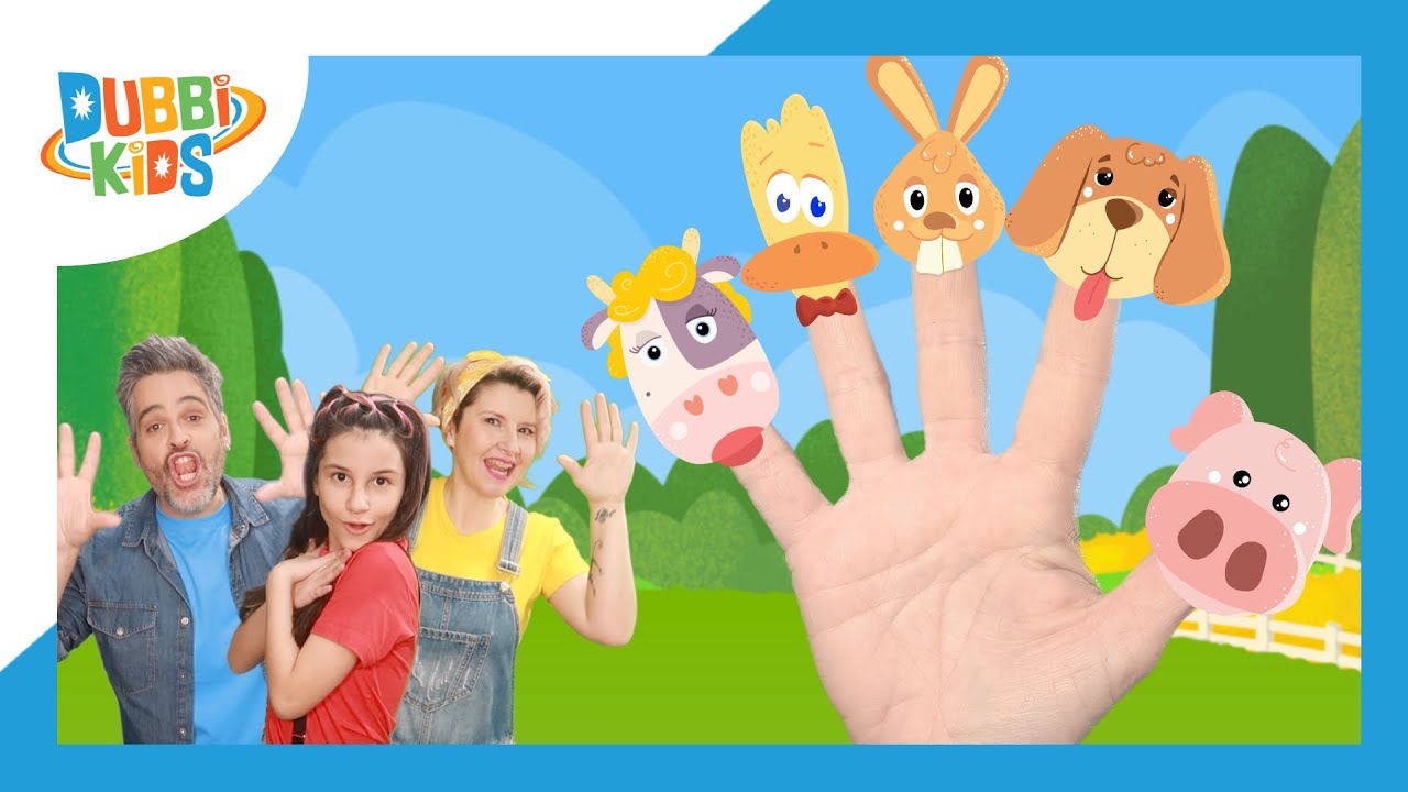 FAMILIA DEDO GRANJA | Canciones Infantiles 🍭 | Dubbi Kids