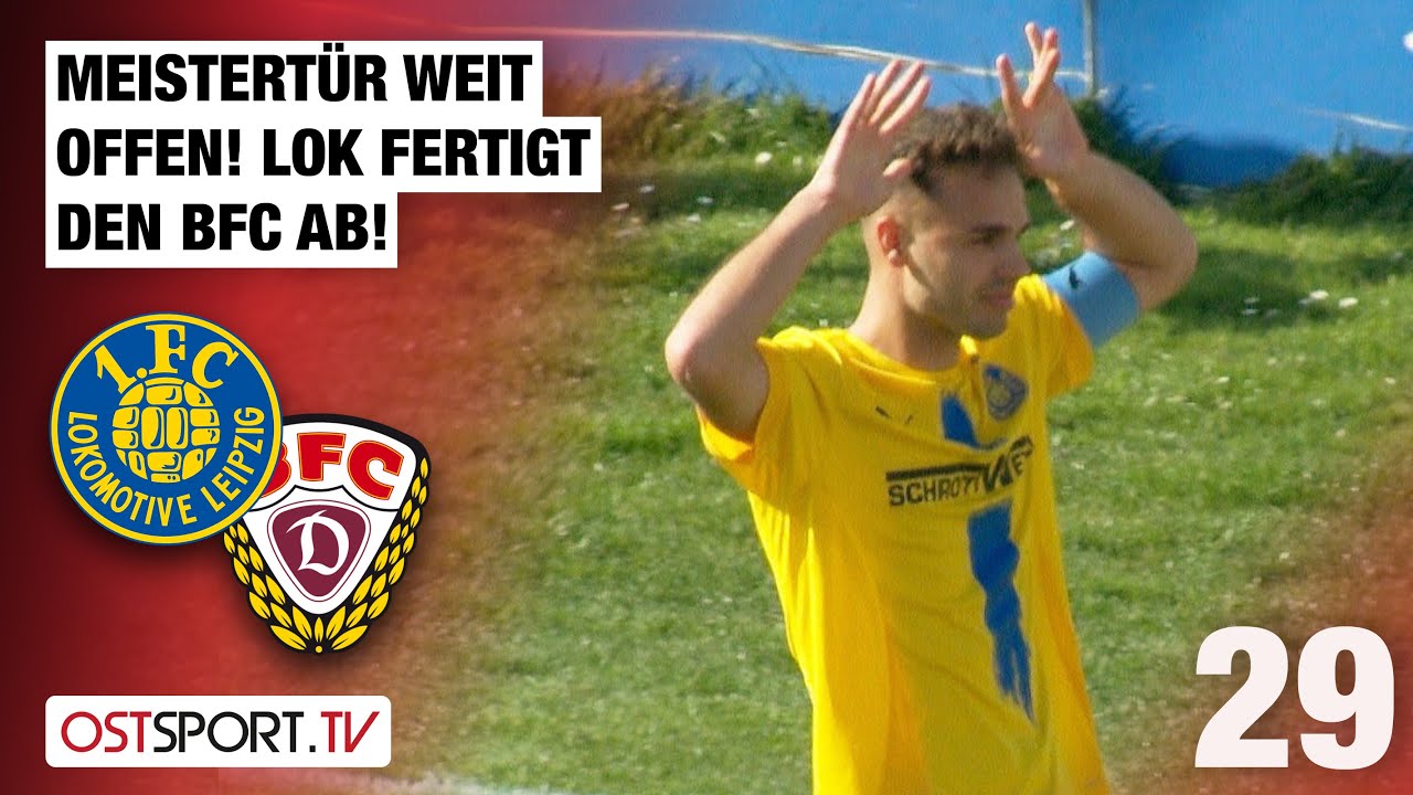 Meister-Tür weit offen! LOK fertigt BFC ab: 1. FC Lok Leipzig - BFC Dynamo | Regionalliga Nordost