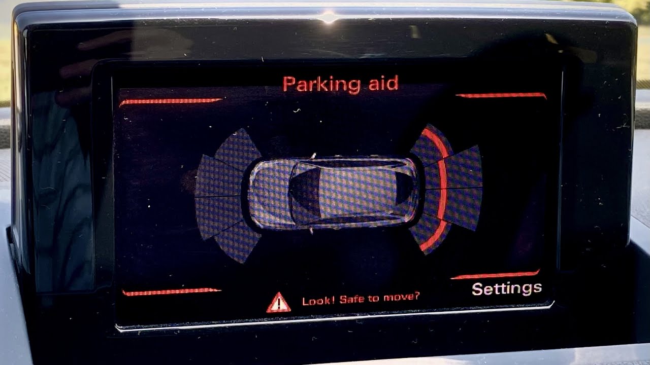 Audi Q3 (8U) optical parking system OPS activation