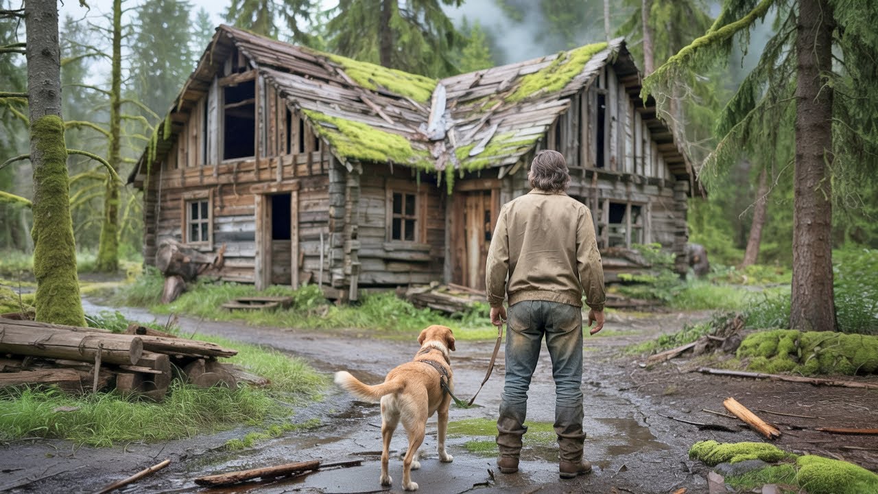 Broken Mountain Man Inherits Abandoned Old Cabin & Old Dog — Until the Dog Uncovered a $3M Secret