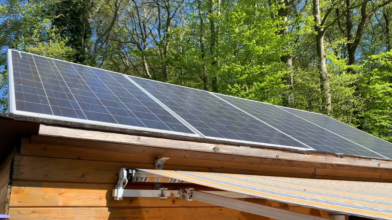 PV Nachführen - Solar Tracking in einer Achse Eigenbau