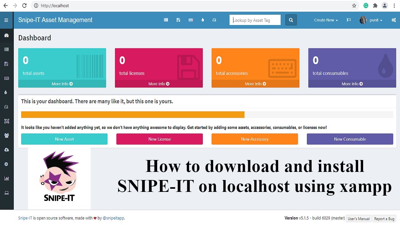 SNIPE-IT Download and install on Windows || Snipe IT asset management open source