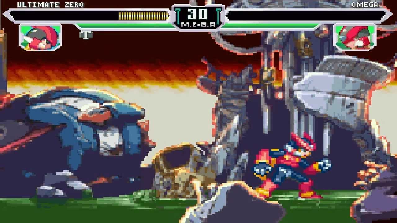 MUGEN - Zero Vs. Omega Zero (Finally found a good Zero)