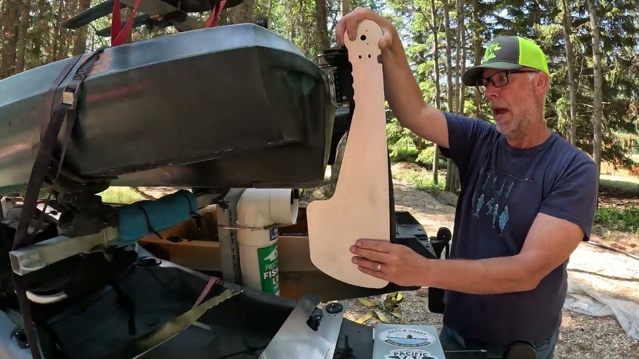 PYA New Product Release - Aluminum Replacement Rudders for Old Town Sportsman Kayaks