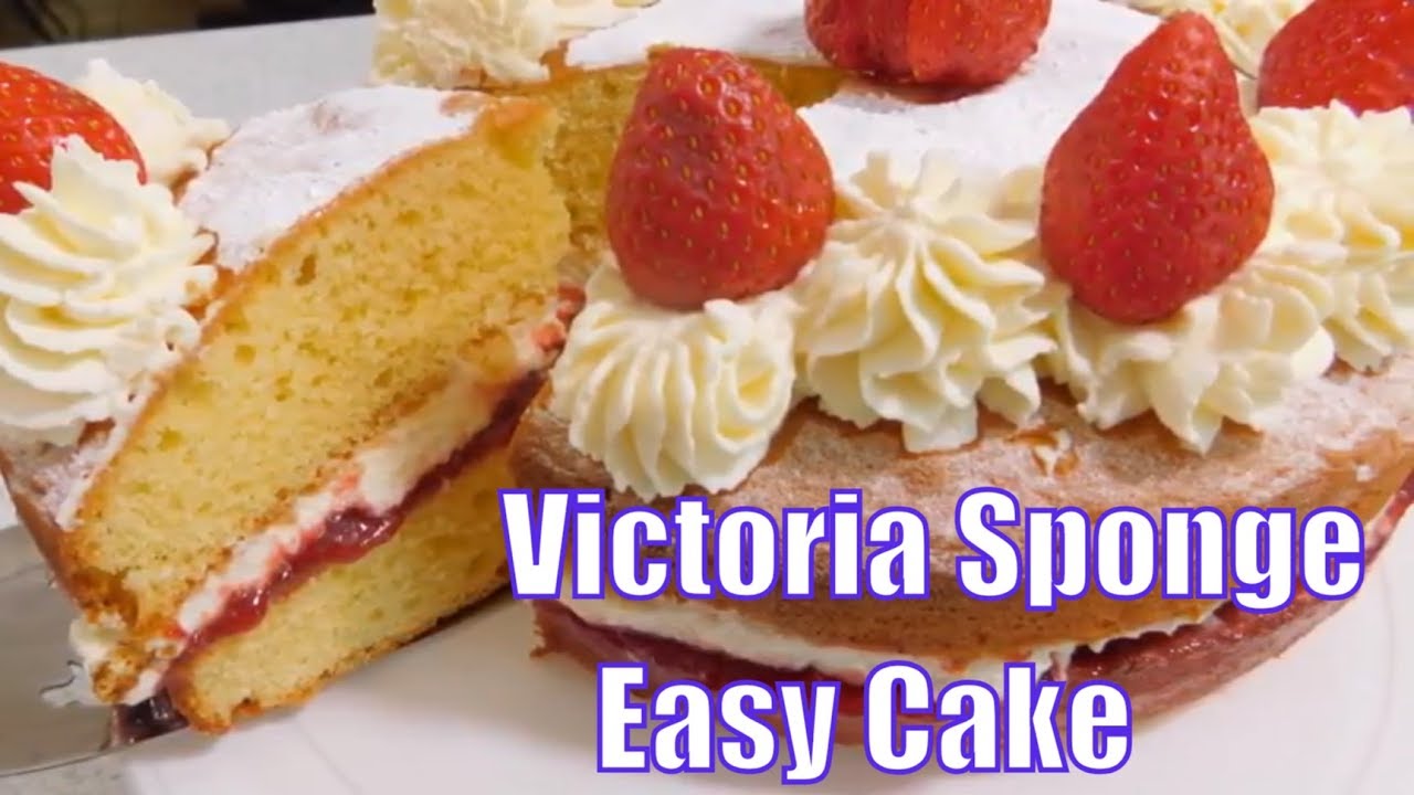 Victoria Sponge Cake / Easy Victoria Sandwich / Simple Sponge Cake Recipe
