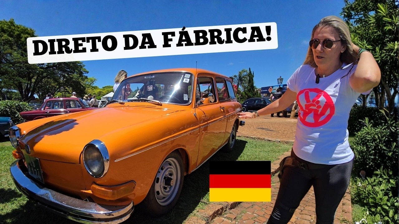 Foi buscar a Variant direto na fábrica da VW na Alemanha em 1971!