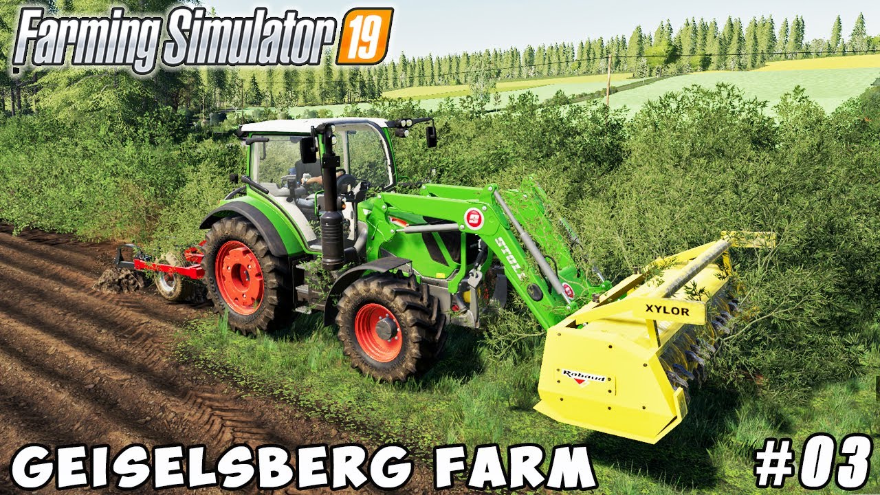 Selling logs, field expansion | Geiselsberg Farm | Farming simulator 19 | Timelapse #03