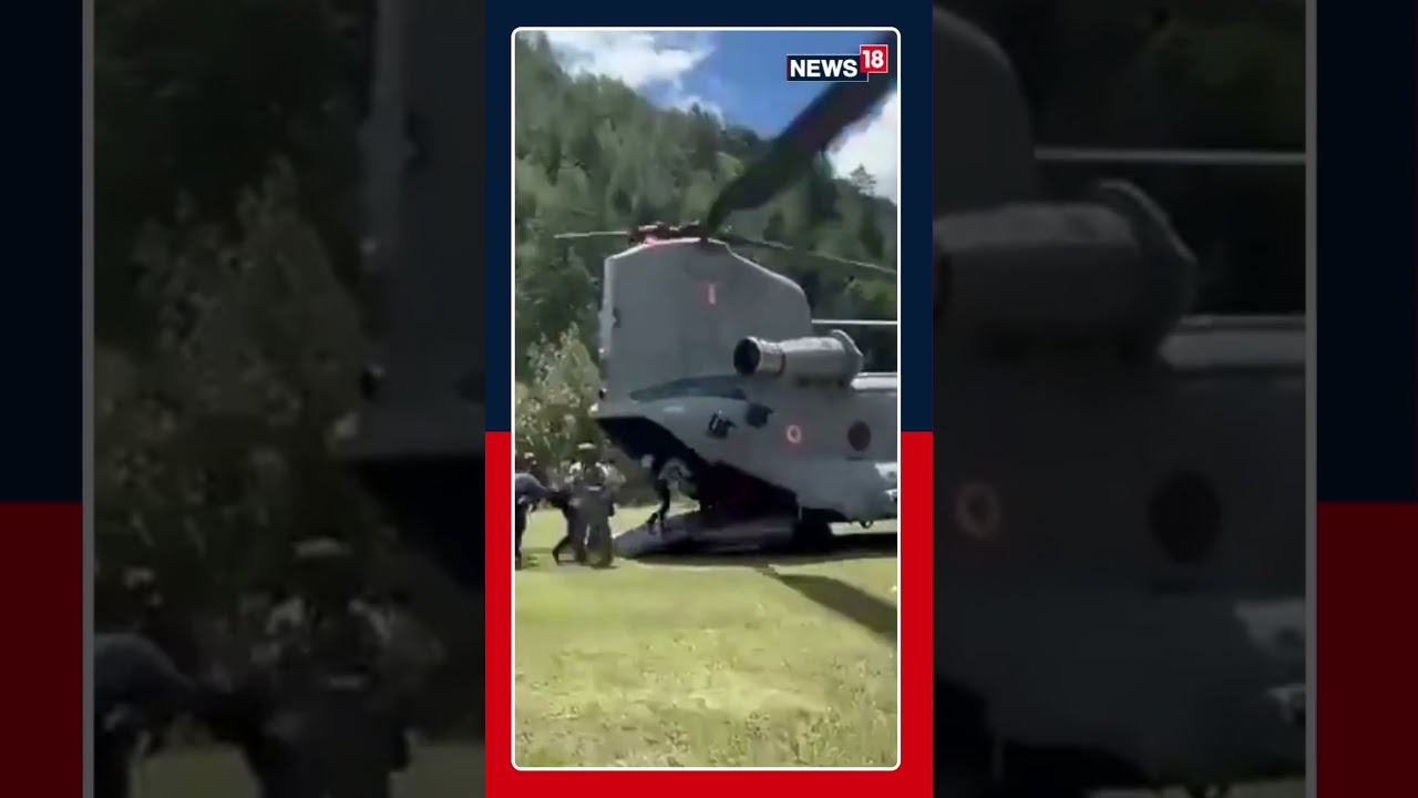 IAF Chinooks Airlift Flood Survivors in Uttarkashi | N18S