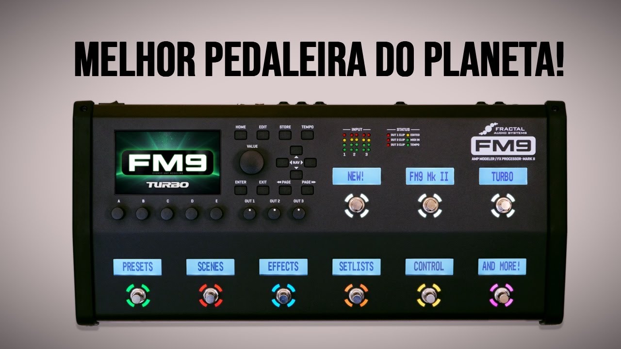 Melhor Pedaleira do Planeta! Fractal FM9!!