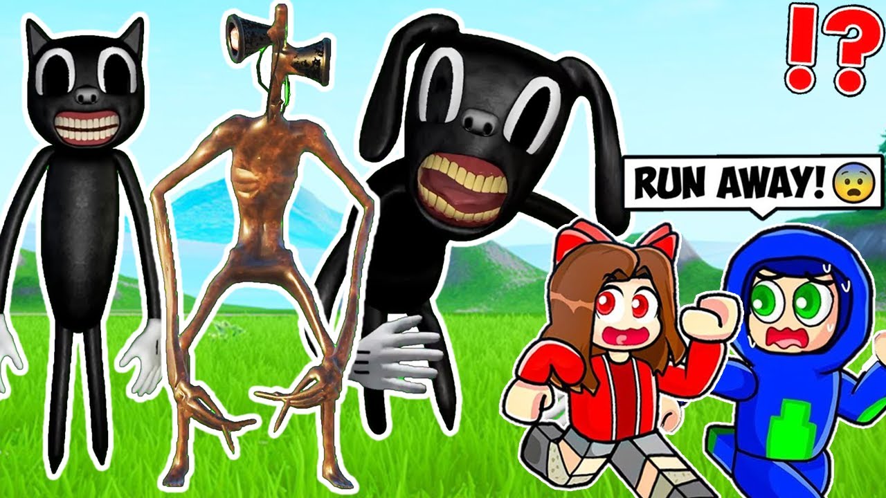 Roblox MONSTER ROOMS! (SIREN HEAD, CARTOON CAT Creatures) 😱