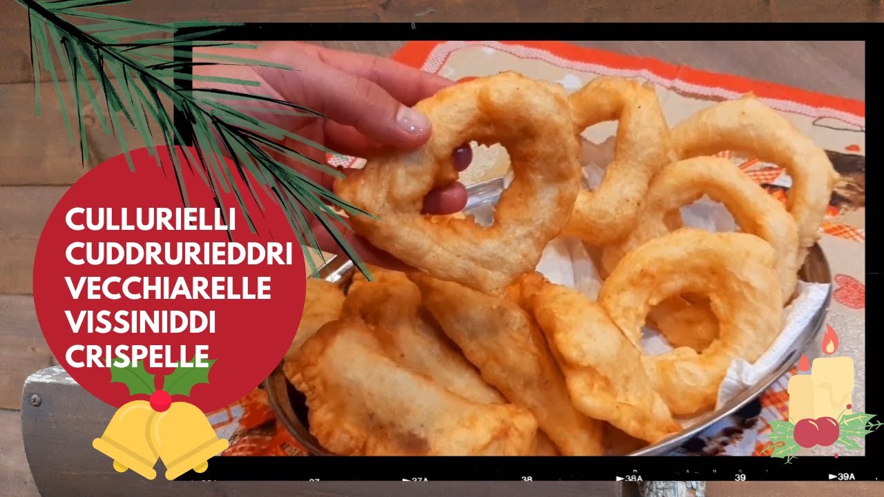Cullurielli Cuddrurieddri RICETTA CALABRESE Fatta In Casa come anche le crispelle ripiene