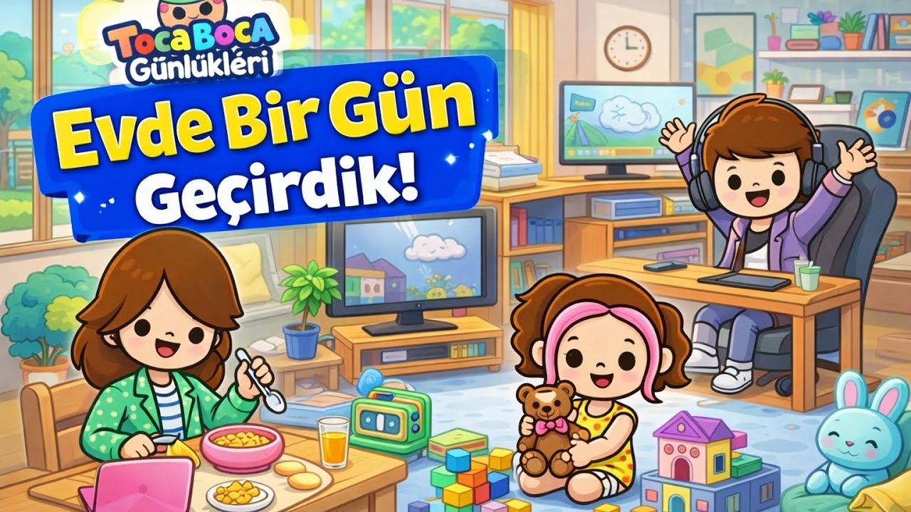 Toca Boca Günlükleri | Evde Keyifli Bir Gün Geçirdik