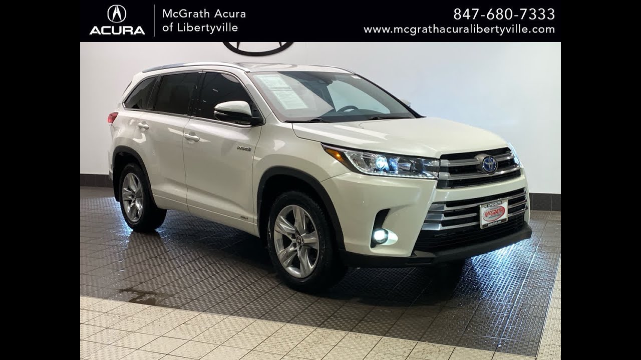 2019 Toyota Highlander Hybrid Limited Platinum IL Libertyville, Barrington, Palatine, Glenview,...