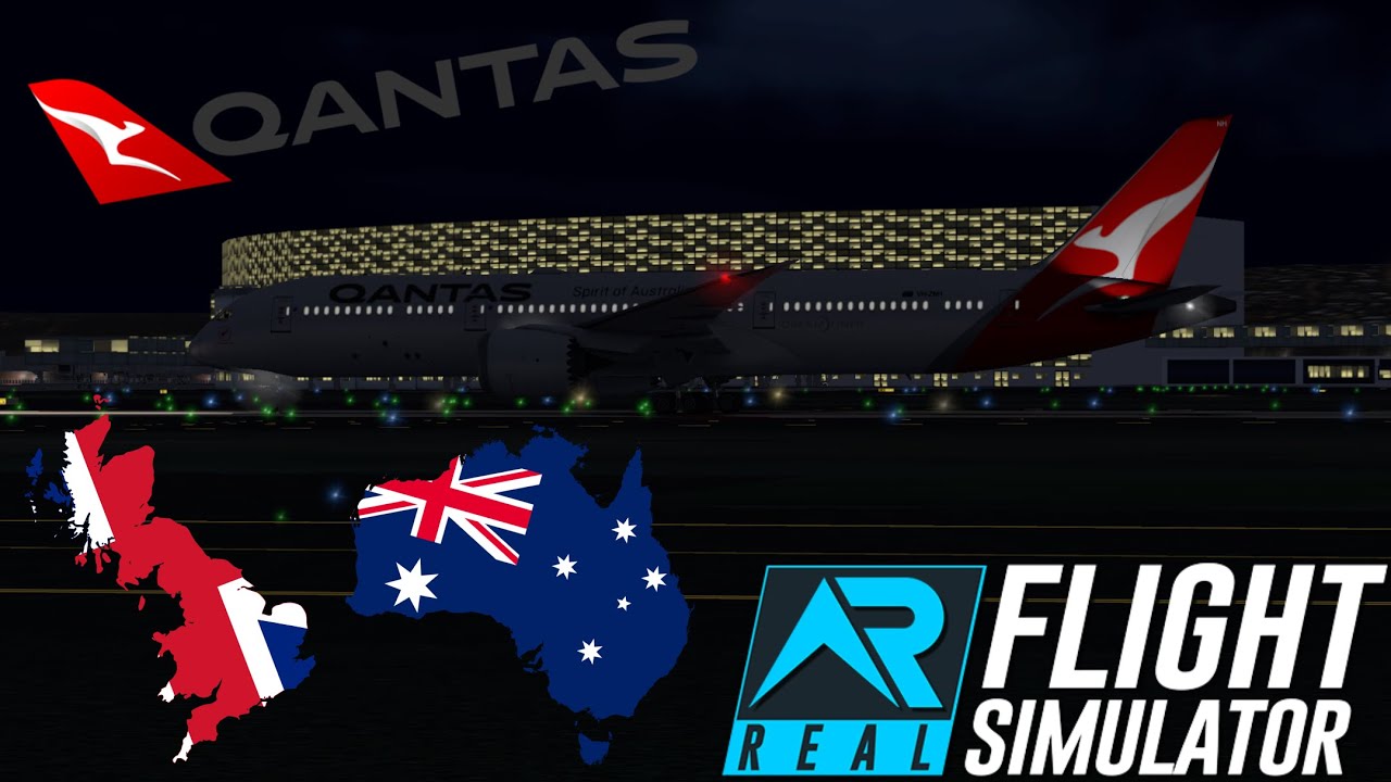 Real Flight Simulator | London (LHR) - Perth (PER) | Qantas 787-9