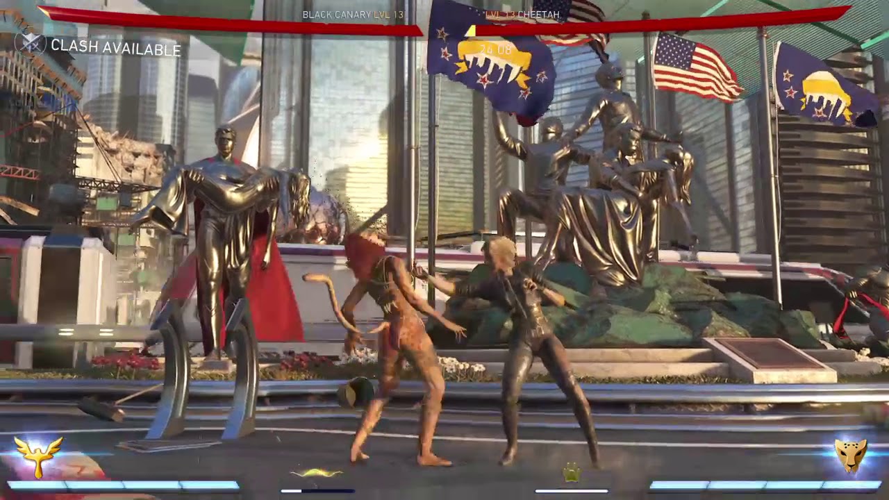 Injustice 2 Black Canary vs Cheetah