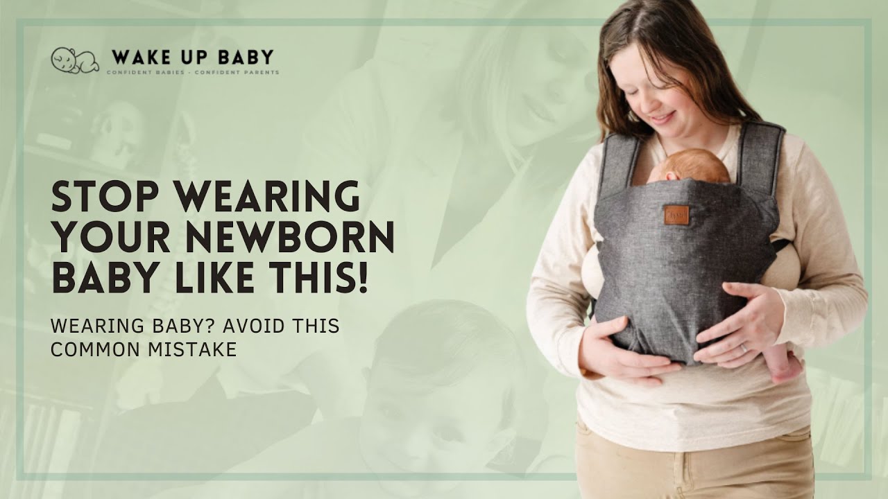 🌟 Baby Carrier Safety for Newborns (0–3 Months). Protect your baby’s spine from day one. 💛
