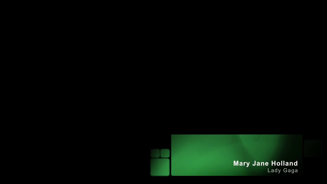 Mary Jane Holland - Lady Gaga (Male Version)