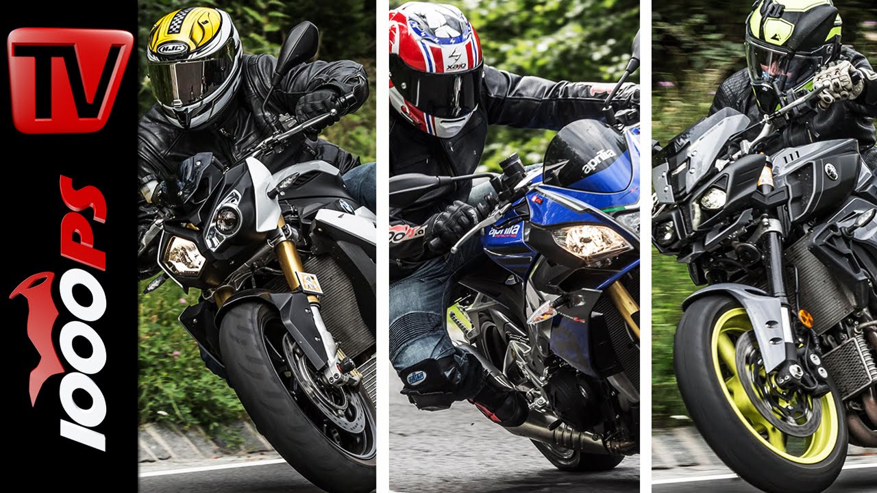 Power Naked Bike Vergleich | S 1000 R vs. MT 10 vs. Tuono V4 1100