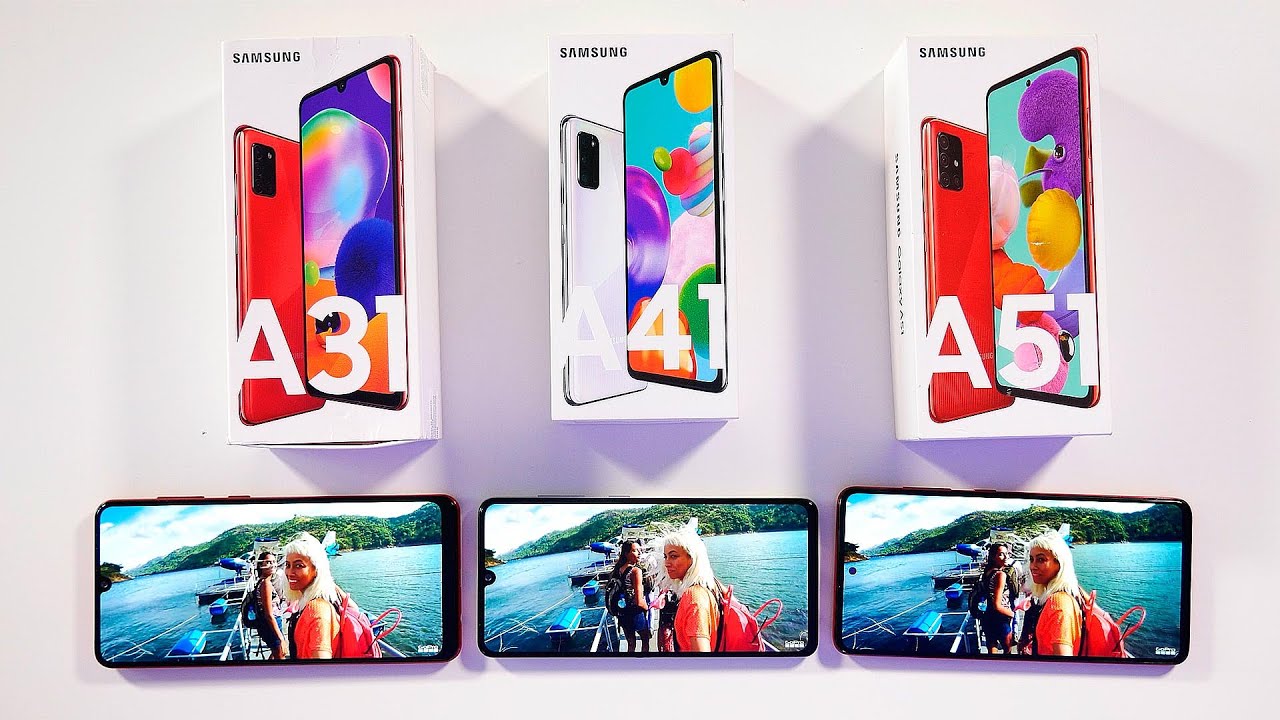 Samsung Galaxy A31, A41, A51 - Какой выбрать?