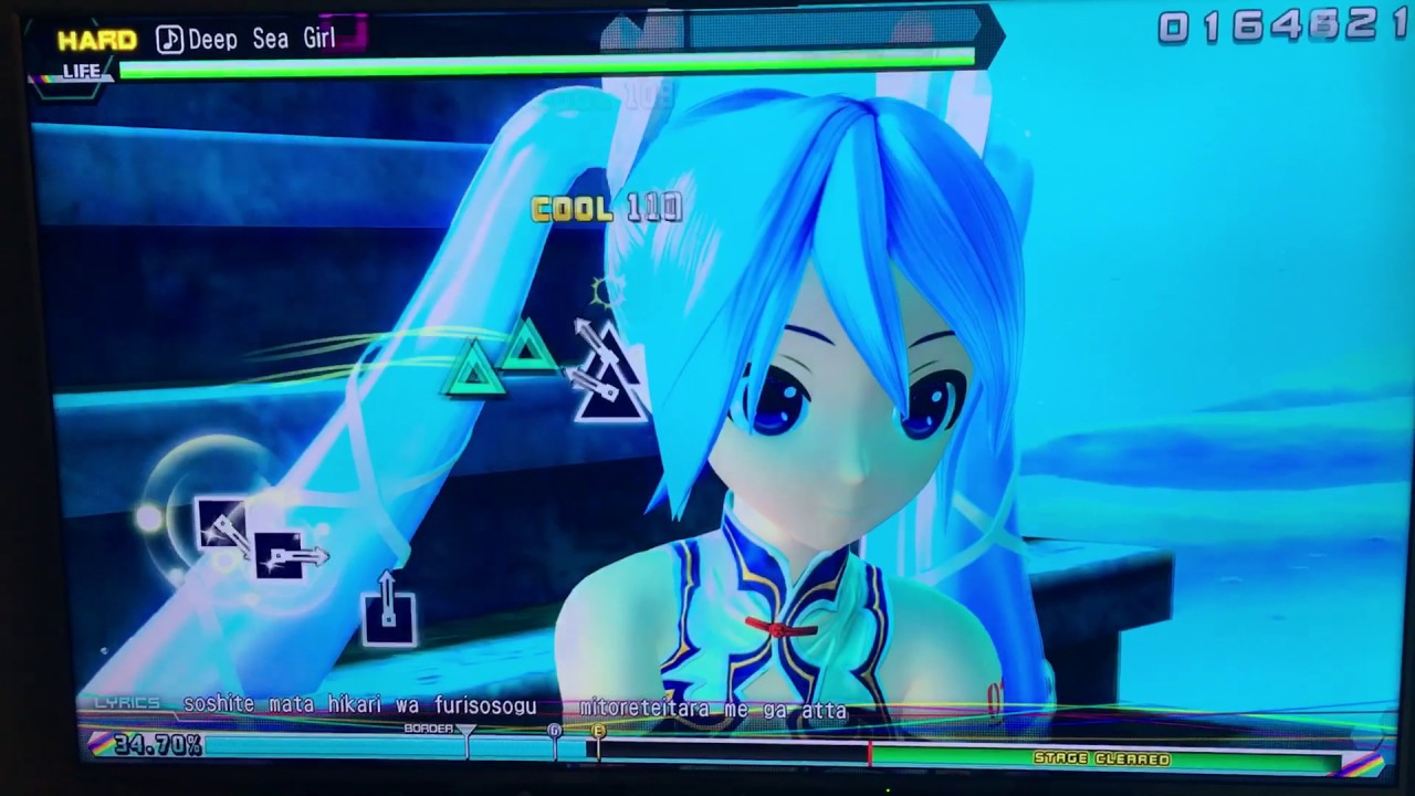 Hatsune miku project diva future tone deep sea girl hard great