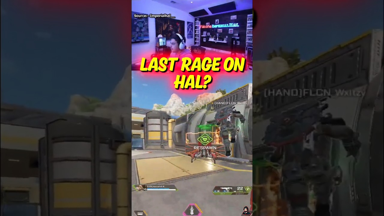 Zer0's LAST RAGE on HAL? | Apex Legends #apexlegends #shorts