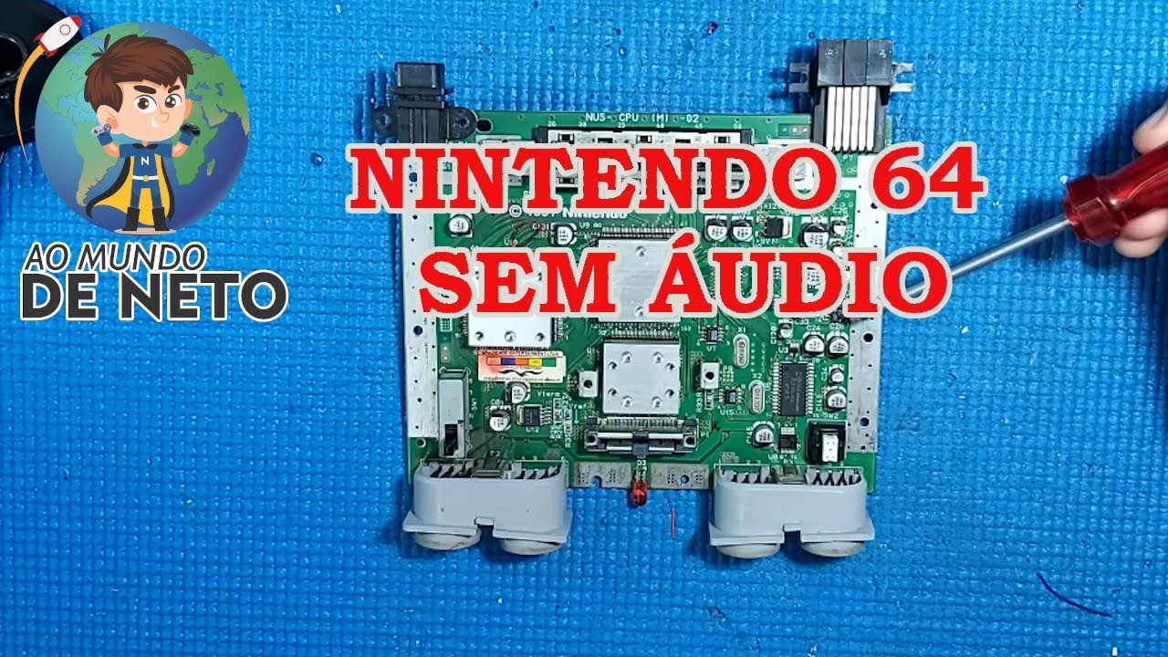 NINTENDO 64 SEM AUDIO O QUE FAZER?